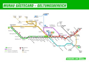 Murau GästeCard Geltungsbereich
